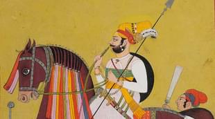 From an old painting.